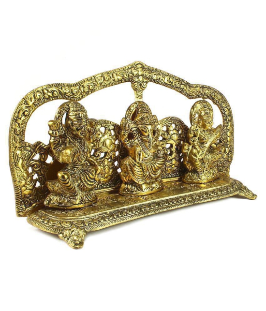 eCraftIndia Showpiece Steel Ganesha Idol 25 x 5 cms Pack of 1