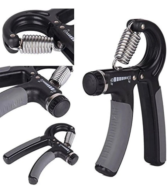 Adjustable Hand Grip Strengthener, Hand Gripper for Men & Women , Pack of 1 - Black