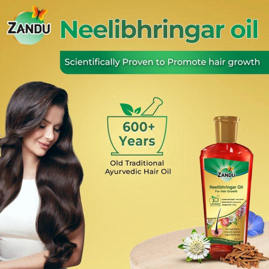 Zandu Neelibhringar Hair Oil-Zandu Neelibhringar Hair Oil