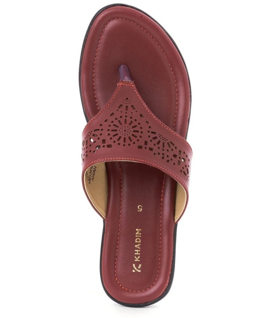 KHADIM Maroon Womens Flats - None