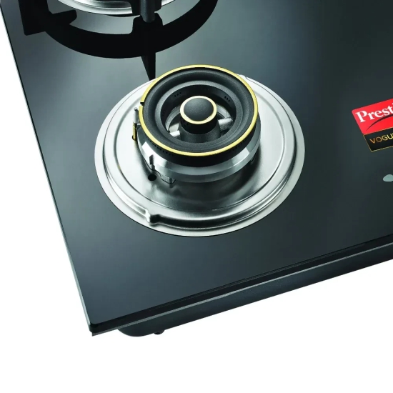 Prestige Vogue 4 Burner Hob Top | Advanced Auto Ignition | Black