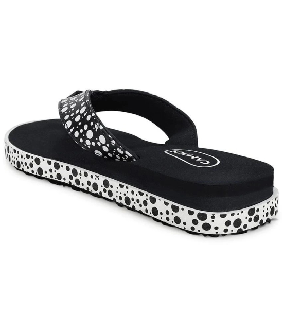 Campus - Black Womens Thong Flip Flop - None