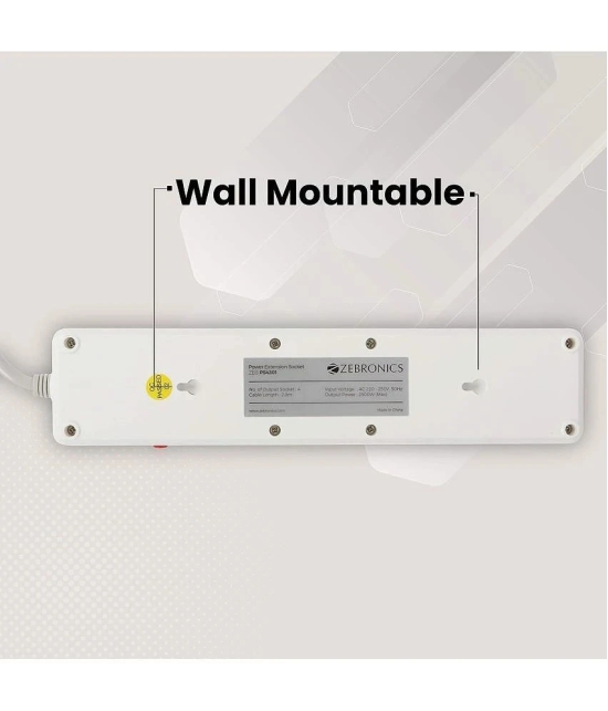 Zebronics 4 Socket Extension Board