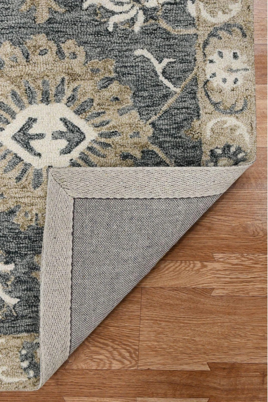 Hand Tufted Romania Grey Color Carpet-Grey / 8x10