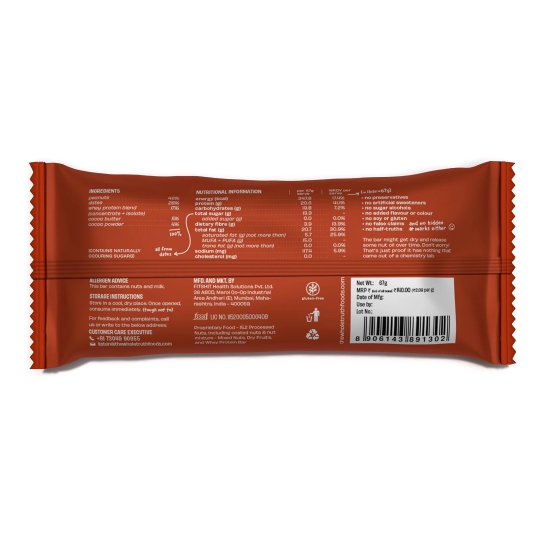 The Whole Truth Twt Hp Peanut Cocoa Protein Bar, 67 Gm