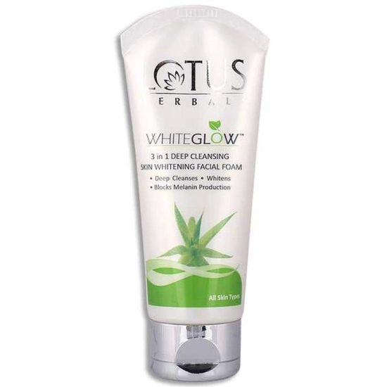 Lotus White Glow Facial Foam Tube 100G