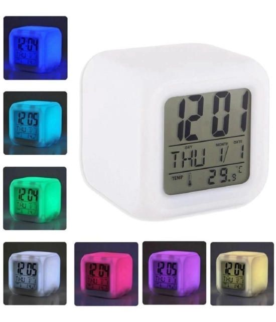 NAMRA Digital Plastic Table Clock - Pack of 1