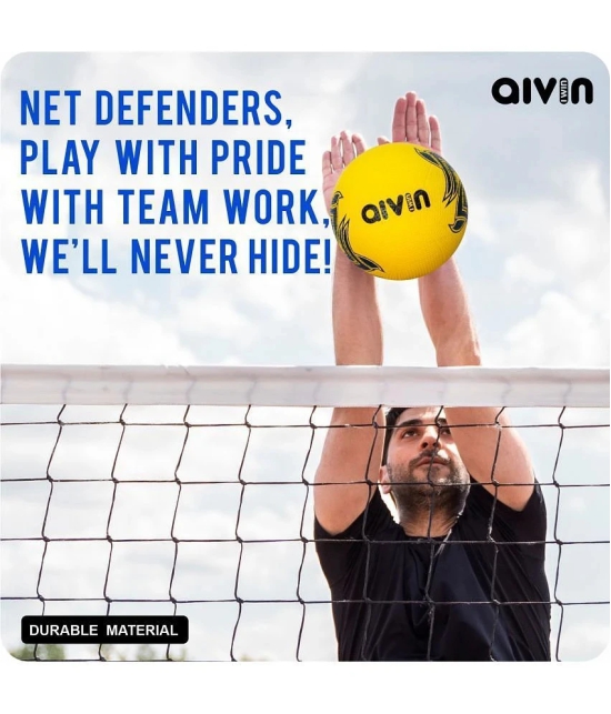 AIVIN Flying Volleyball/Rubber Moulded Construction/for Indoor/Outdoor/Hobby Balls/for Men/Women Size - 4 - 4