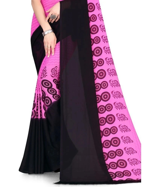 LEELAVATI - Multicolor Georgette Saree With Blouse Piece ( Pack of 1 ) - Multicolor