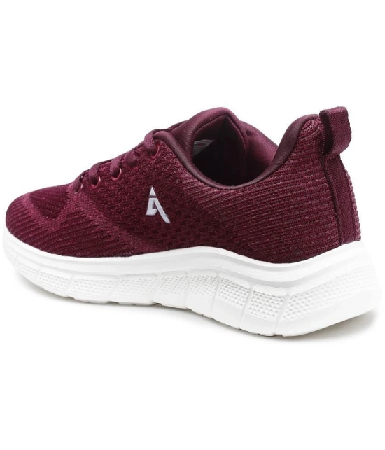 Action - Burgundy Womens Running Shoes - None