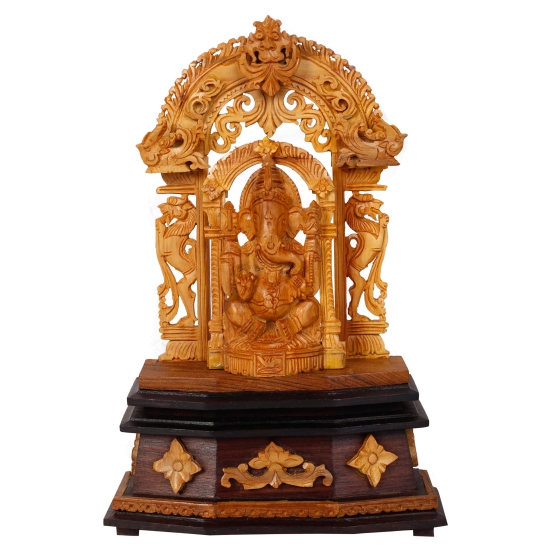 Sandalwood Carved Ganesha