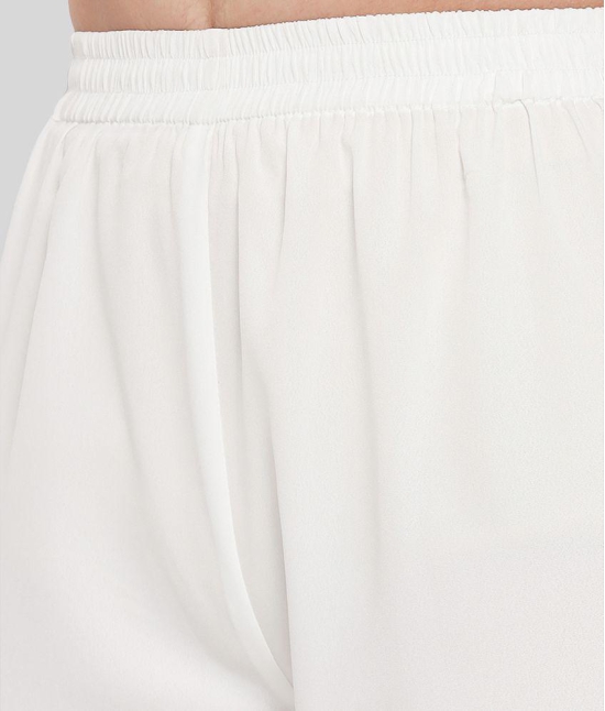 ALL WAYS YOU - White Polyester Regular Fit Womens Formal Pants  ( Pack of 1 ) - None