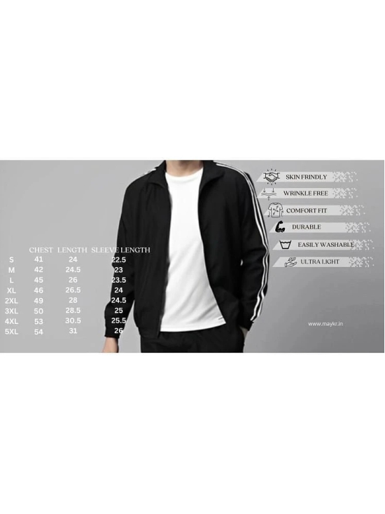 PPTHEFASHIONHUB Cotton Mens Casual Jacket - Black ( Pack of 1 ) - None