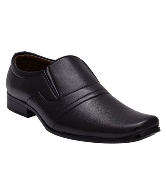 Sir Corbett - Black Mens Slip On Formal Shoes - 9