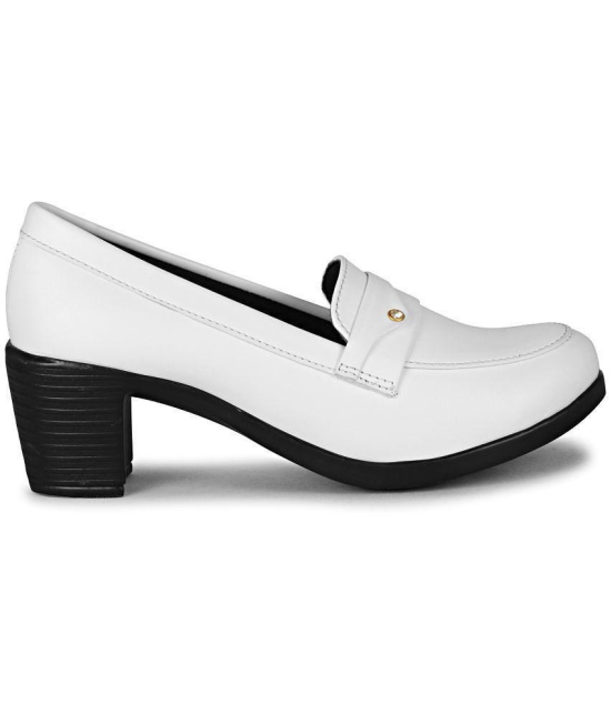 Commander Shoes White Womens Pumps Heels - None