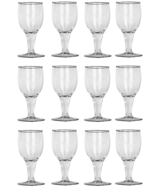 Somil Wine  Glasses Set,  180 ML - (Pack Of 12)