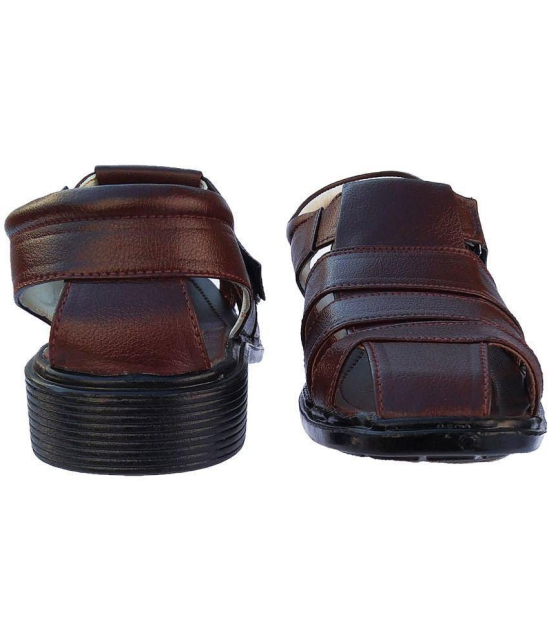 Dream Makers - Brown Men's Sandals - None