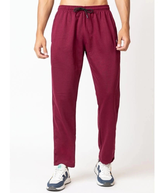 YHA Wine Fleece Mens Trackpants ( Pack of 1 ) - None