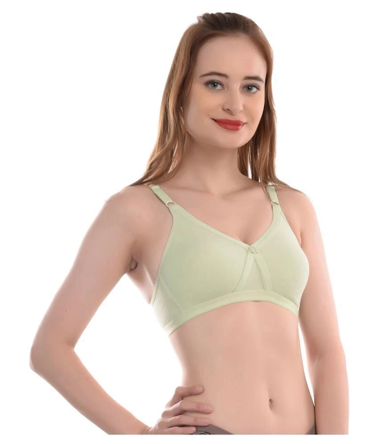 Elina Cotton T-Shirt Bra - Green - 36C