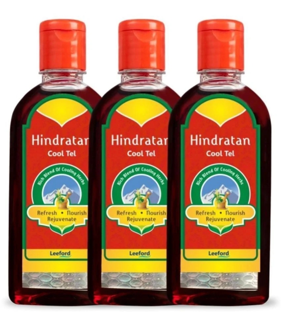 Leeford Hindratan Cool Tel With Rich Blend of Cooling Herbs 100ml Pack of 3