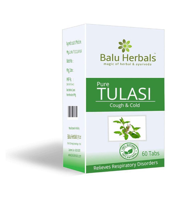 Balu Herbals Tulasi 60Tab Tablet 500 mg