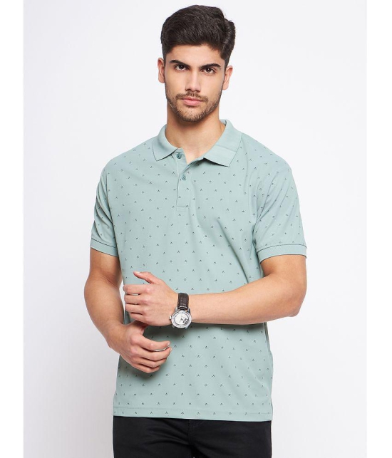 MXN - Green Cotton Regular Fit Men's Polo T Shirt ( Pack of 1 ) - None