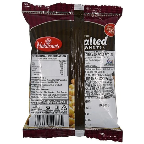 Haldiram's Peanuts Namkeen - Salted, 35 G