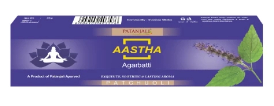 AASTHA AGARBATTI PACHAULI - 100 STICK