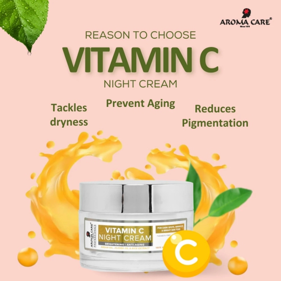 Aroma Care Pro Vitamin C Night Cream, 50 gm