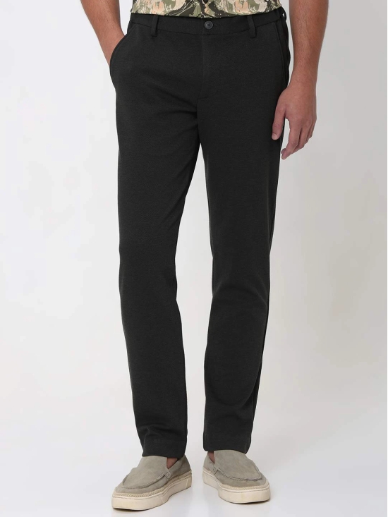 Slim Fit Textured Jersey Stretch Chinos