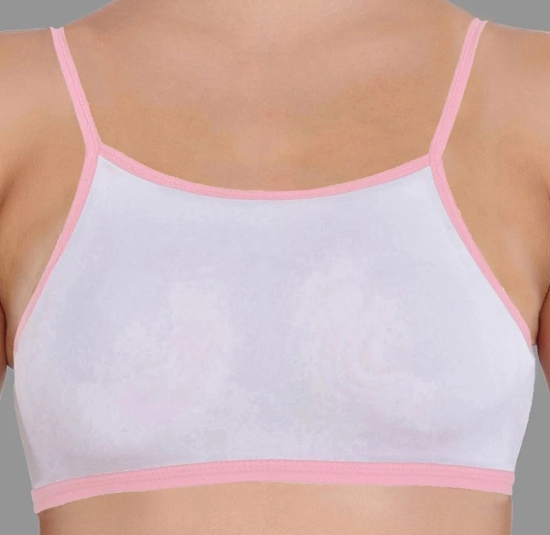 Madam - Pink Lycra Non Padded Womens Everyday Bra ( Pack of 1 ) - None