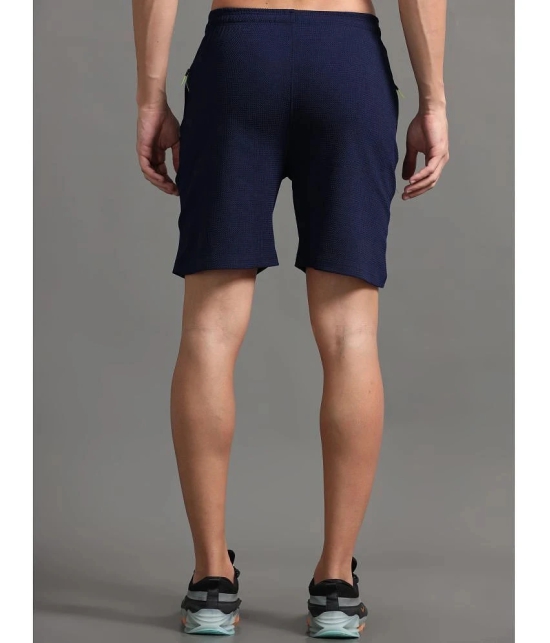 JILZ Navy Polyester Mens Shorts ( Pack of 1 ) - None