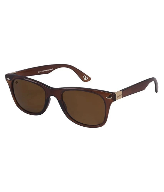 Walrus - Brown Square Sunglasses ( WS-ISC-II-090909D ) - Medium