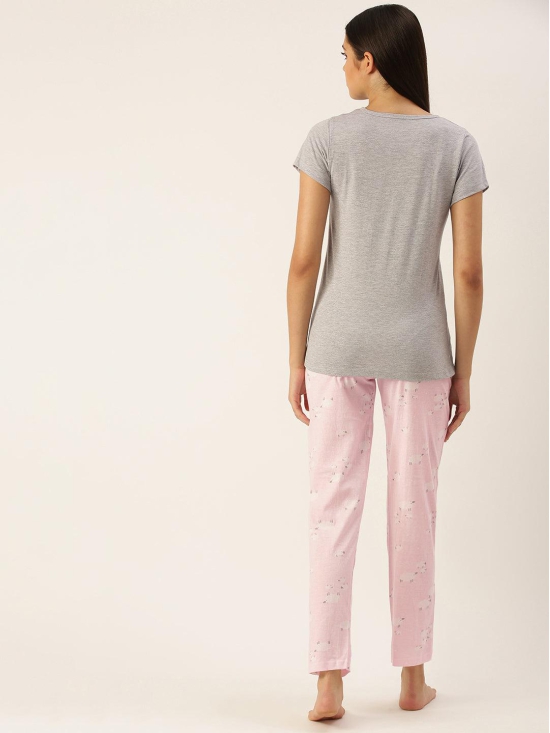 Women T-shirt & Pyjamas Nightsuit-M