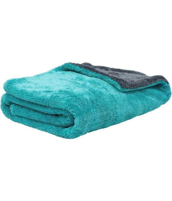 Auto Hub Blue 1200 GSM Drying Towel For Automobile ( Pack of 1 )