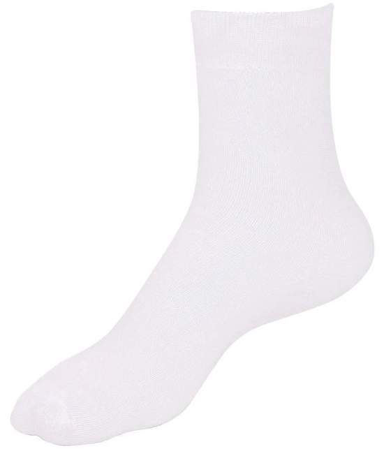 Dollar - White Cotton Boys School Socks ( Pack of 3 ) - Free Size