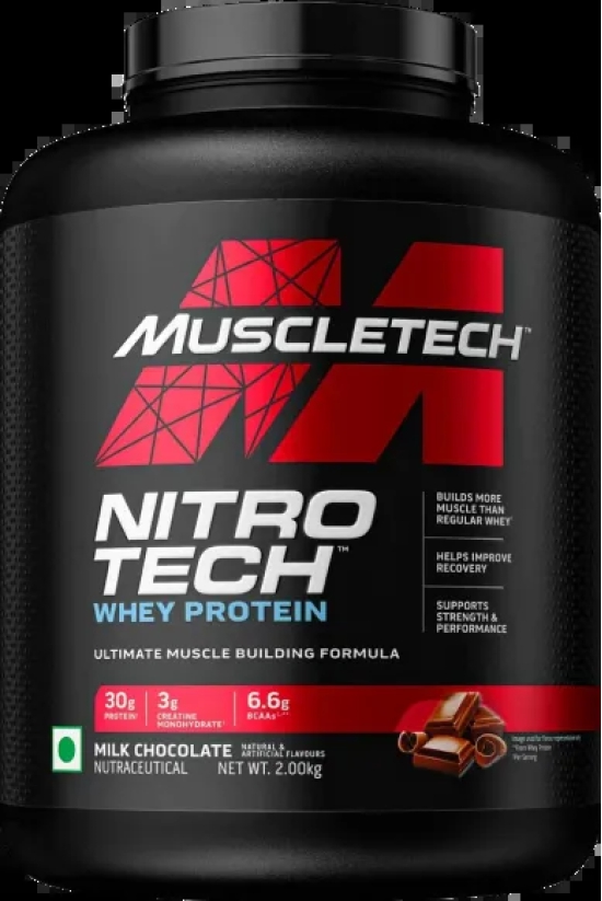 MuscleTech NitroTech Whey Protein-4lb / vanilla-cream