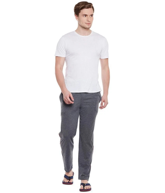 Vimal Jonney Grey Cotton Trackpants Single - None