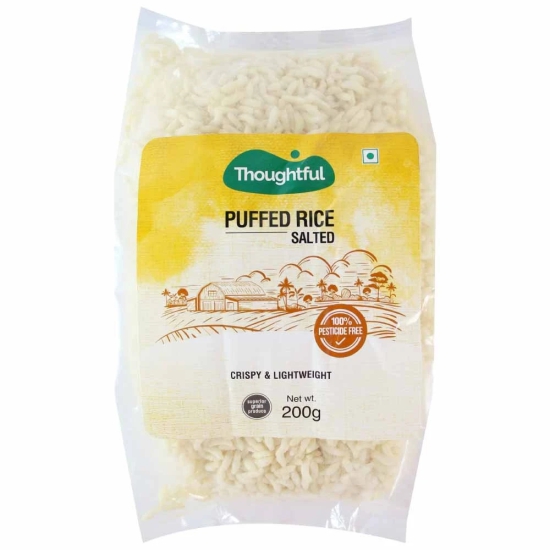 Thoughtful Pesticide-Free Puffed Rice (Salted), 200 Gm