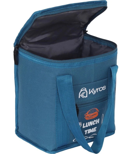 Kyros Blue Polyester Lunch Bag Pack of 1 - Blue