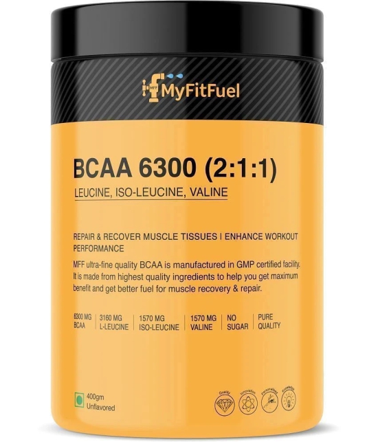 MyFitFuel BCAA 6300 2:1:1, Leucine, Isoleucine & Valine 400 gm