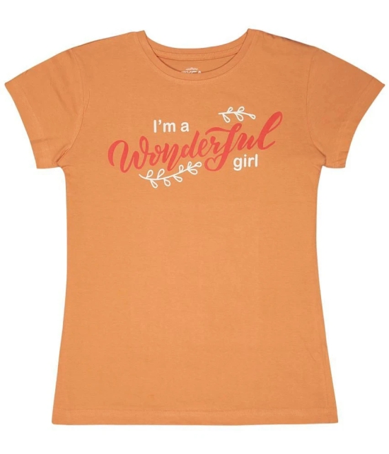 DYCA - PeachPuff Baby Girl T-Shirt ( Pack of 1 ) - None