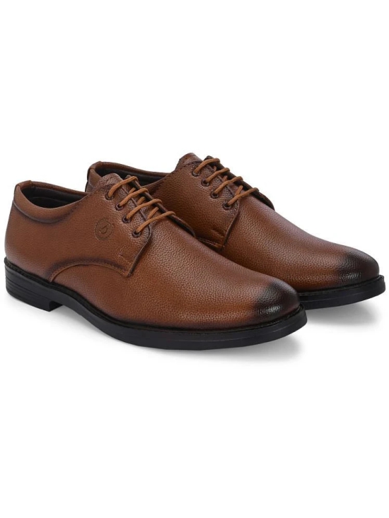 Leeport Camel Mens Derby Formal Shoes - None