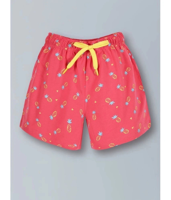 PLUM TREE - Blue Cotton Girls Shorts ( Pack of 2 ) - None