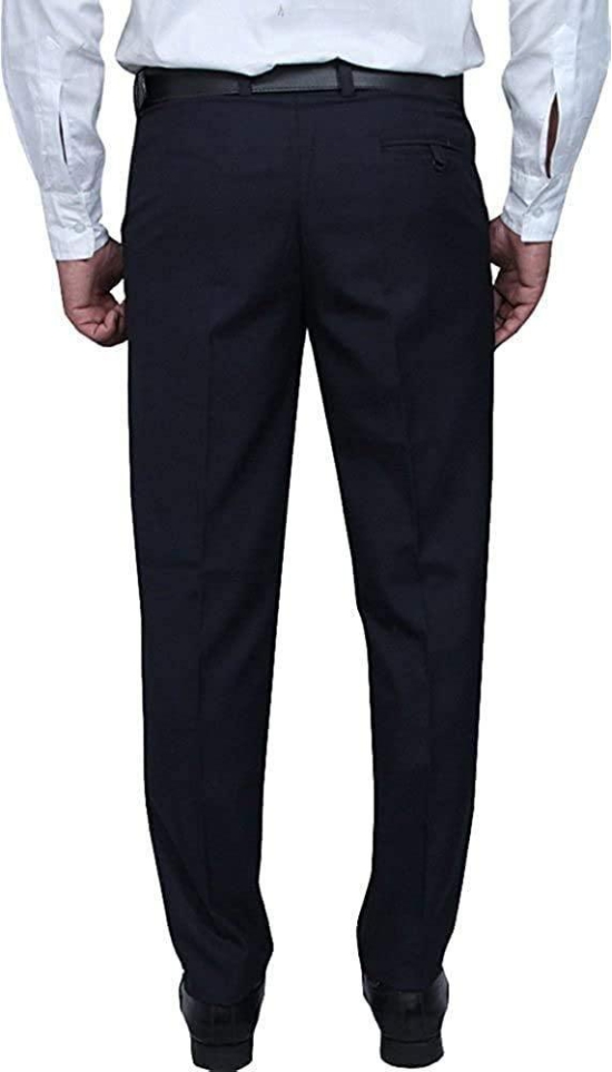 Cotton Lycra stretchable Solid Slim Fit Mens Formal Trousers-32