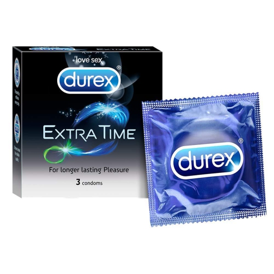 Durex Condoms  Extra Time 3 Pcs