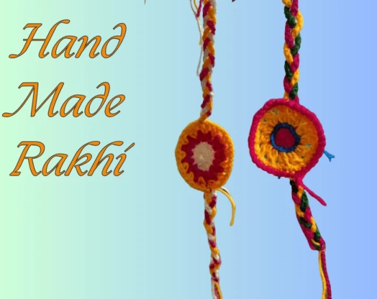 500gm Natural Honey with Free 2 Hand Made Rakhi Gift Pack