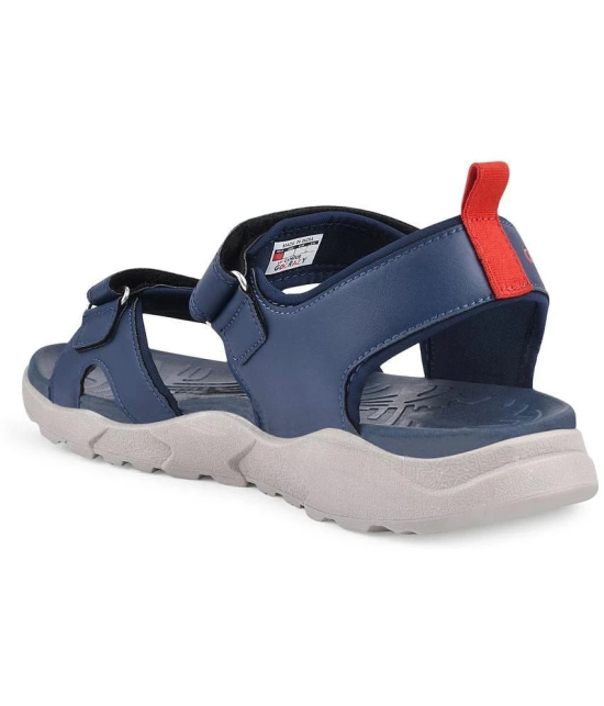 Campus - Navy Mens Floater Sandals - None