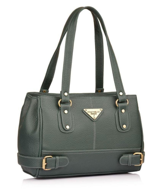 Fostelo - Green  PU Shoulder Bag - Green