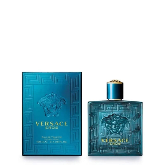 Versace Eros Eau De Toilette for Men - 100ml - Woody Oriental Fresh Fragrance